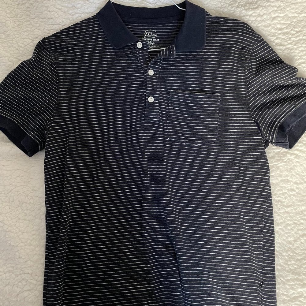 J Crew Mens Polo Stretch Fit (Small)